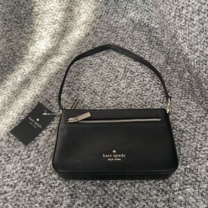 Kate Spade Black Leather Shoulder Bag